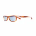 Persol rectangular tinted-lense sunglasses - Brown