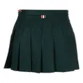 Thom Browne pleated mini skirt - Green