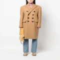 Dsquared2 double-breasted long-sleeve trench coat - Neutrals