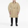 Alexander McQueen reconstructed layered trench coat - Neutrals