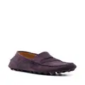 Tod's Gommino suede driving shoes - Purple