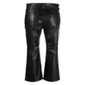rag & bone mid-rise straight-leg trousers - Black