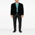Giorgio Armani tailored-cut tapered trousers - Black