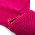 Moschino logo-embroidered wool beanie - Pink