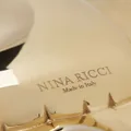 Nina Ricci heart-pendant logo-engraved necklace - Gold