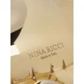 Nina Ricci heart-pendant logo-engraved necklace - Gold