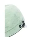 Moncler Grenoble logo-patch fleece cap - Green