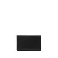 Just Cavalli logo-lettering leather cardholder - Black