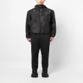 Moncler hooded zip-front jacket - Black