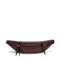 Jil Sander logo-print leather belt bag - Brown