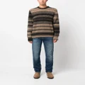 Paul Smith striped brushed-knit jumper - Neutrals