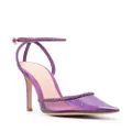 Gianvito Rossi Plexi 110mm crystal-embellished pumps - Purple