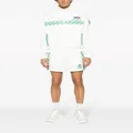 Casablanca Tennis Horizon-print zip-up track jacket - White