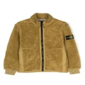 Stone Island Junior Compass-patch Sherpa jacket - Yellow