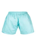 Philipp Plein logo-print swim shorts - Blue