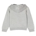 New Balance Kids logo-print pouch-pocket hoodie - Grey