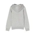 New Balance Kids logo-print pouch-pocket hoodie - Grey
