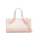 Bally Pennant-print leather tote bag - Pink