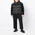 Dunhill zip-up padded coat - Black