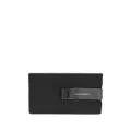 Calvin Klein Minimalism leather cardholder - Black