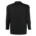Calvin Klein long-sleeve long-length shirt - Black