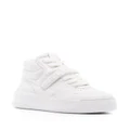 Karl Lagerfeld logo-strap high-top sneakers - White