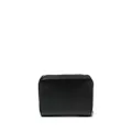Calvin Klein logo-embossed leather wallet - Black