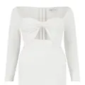 Giambattista Valli cut-out midi dress - White