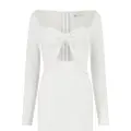 Giambattista Valli cut-out midi dress - White