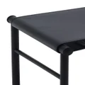 Cassina LC9 leather stool - Black