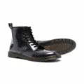 Dr. Martens Kids glitter lace-up boots - Black