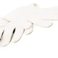 Alberta Ferretti long cashmere-wool gloves - White