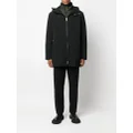 Armani Exchange double-layer hooded coat - Black