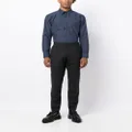 BOSS slim-cut mid-rise trousers - Black