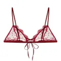 Kiki de Montparnasse Jolie lace soft bra - Red