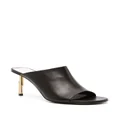 Lanvin Sequence 75mm leather mules - Brown