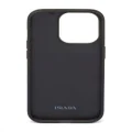 Prada Saffiano leather iPhone 14 Pro case - Black