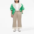 3.1 Phillip Lim belted cotton flared trousers - Neutrals