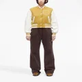 3.1 Phillip Lim logo-patch knitted bomber jacket - Yellow