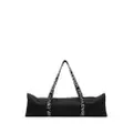 Versace logo-tape gym bag - Black