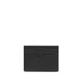 Tommy Hilfiger logo-stamp leather cardholder - Black