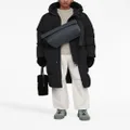 Jil Sander long-sleeved hooded padded jacket - Black