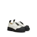 Marni Dada Army leather derby shoes - White