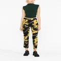 Versace Jeans Couture Logo Couture-print trousers - Black