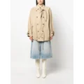 ISABEL MARANT Dusika double-breasted trench coat - Brown