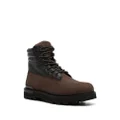 Moncler Peka leather ankle boots - Brown