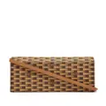 Bally Pennant Continental monogram-pattern wallet - Brown
