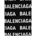 Balenciaga Bal Horizontal scarf - Black