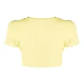 Calvin Klein Jeans twist-detailing round-neck T-shirt - Yellow