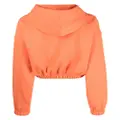 Calvin Klein Jeans logo-print cotton blend hoodie - Orange